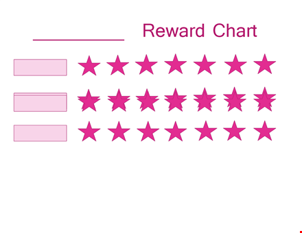 get your kids excited about achieving goals with our reward chart template