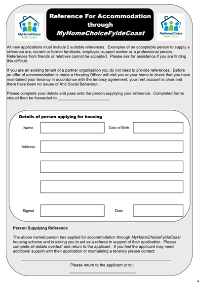 best landlord reference letter template - boost your rental application template