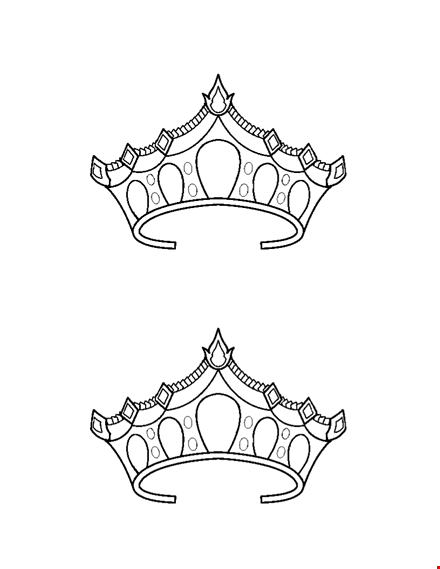 download crown template - customize and print your own crown designs template