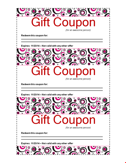 get discount with our latest coupon codes template