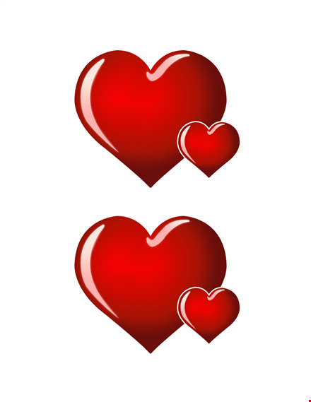 heart shape template - get creative with our versatile heart-shaped designs template