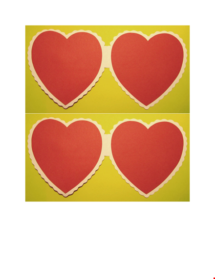 heart shape template - make beautiful crafts and decorations template