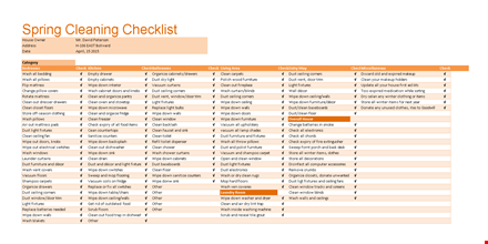 ultimate house cleaning checklist - keep your home clean and organized with our easy-to-use guide template