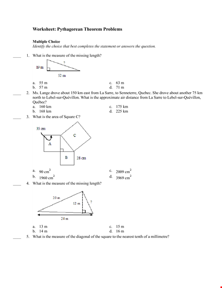 discover the power of pythagorean theorem - learn how to use it easily template