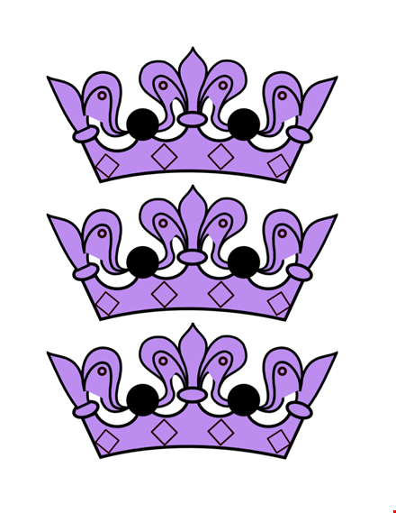 crown template - create stunning crown designs with our easy-to-use template template