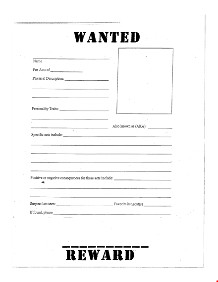 wanted poster template template