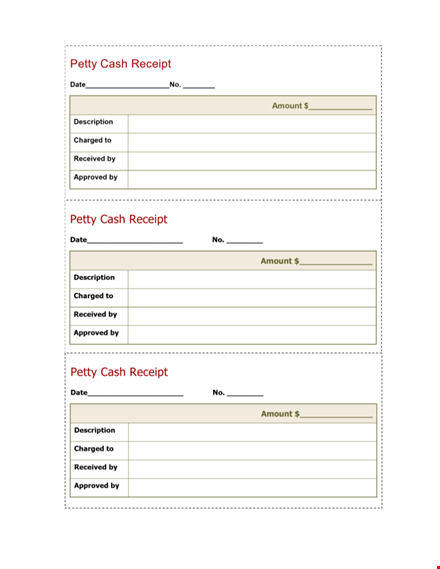 free cash receipt template | printable & editable template