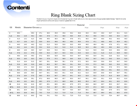 ring chart template