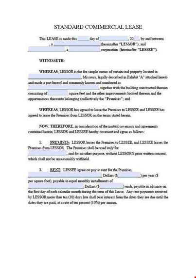 property lease agreement sample.v template