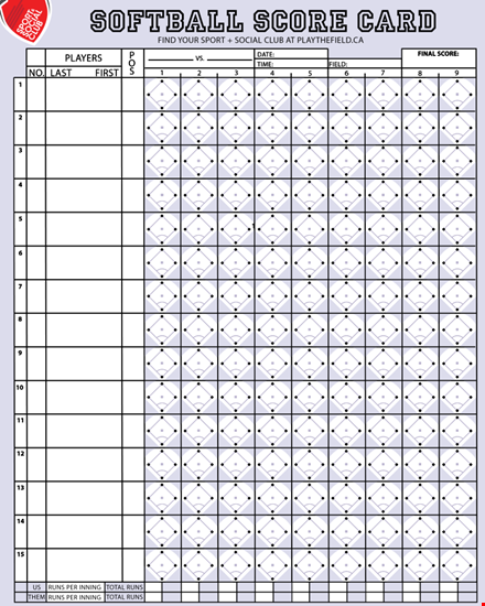 softball batting score sheet template