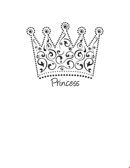 crown template - create royalty with our printable crown templates template