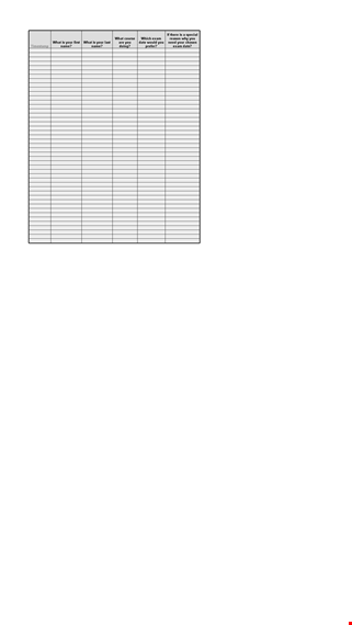 course sign up sheet template