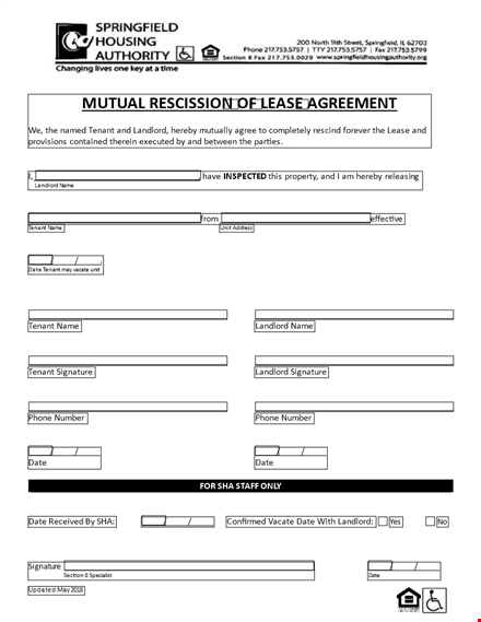 rescission agreement template | sample rescission agreement template