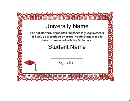 custom diploma templates - high-quality designs & printing template