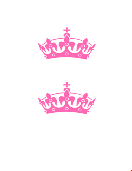 crown template - create regal designs quickly and easily template