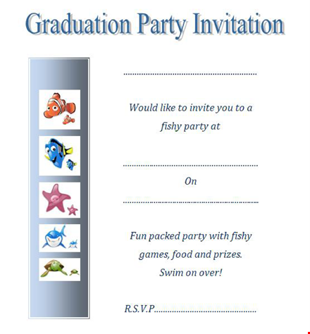 customize your graduation celebration with ctr-optimized graduation invitation templates template