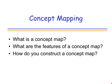 create a clear conceptual map: mind map template for stage linking and organization template