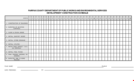 free construction work schedule template - efficient scheduling for value-driven public improvement template