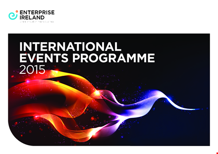 international event program template template