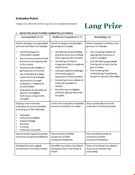 grading rubric template - find appropriate sources | seo-optimized meta title template