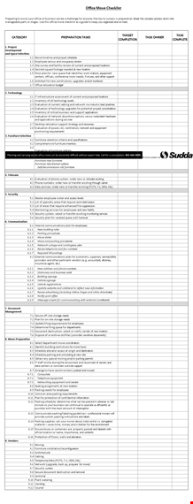 ultimate moving checklist for easy furniture packing template