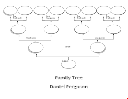 simple family tree template template