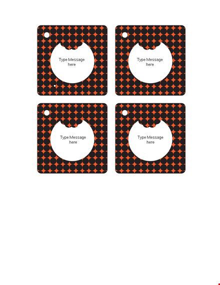 download free gift tag template - customizable & printable template