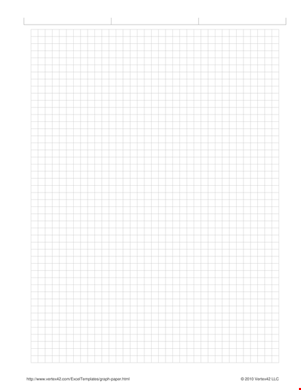 graph paper: large inch size | vertex & excel templates template