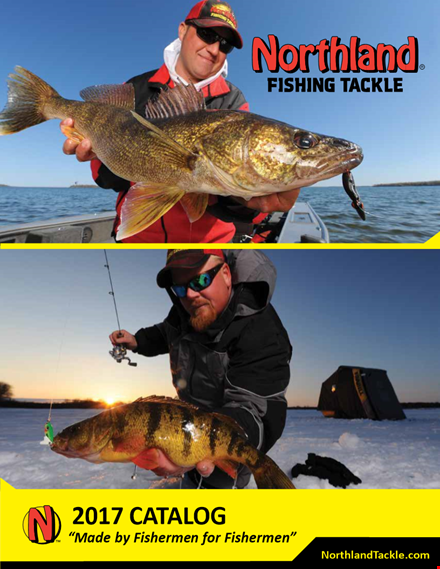 fishing tackle brochure template