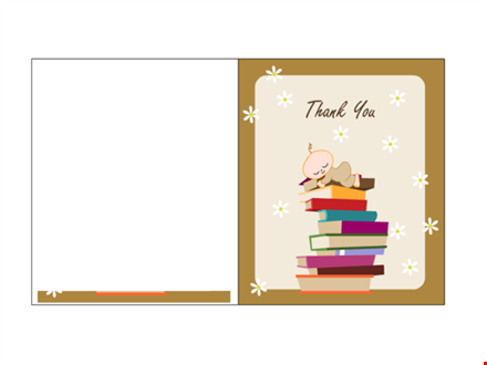 beautiful thank you card templates - customize and print template