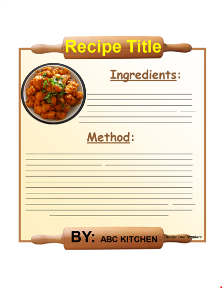 create beautiful recipe books with our cookbook template template