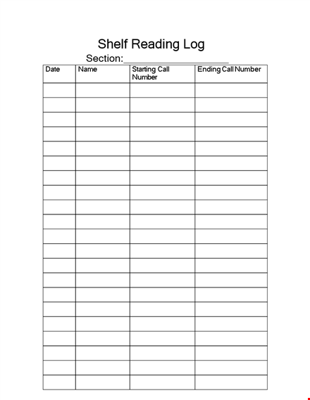 track your reading with our customizable reading log template template