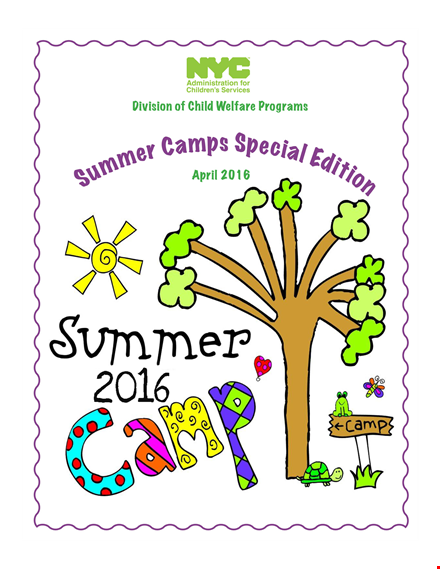 opta e newsletter special summer camps edit nd ed template