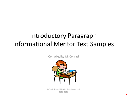 sample introduction informative essay template