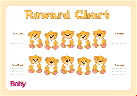 create positive habits with a personalized reward chart template