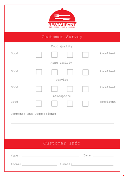 generate valuable feedback with our comment card template template