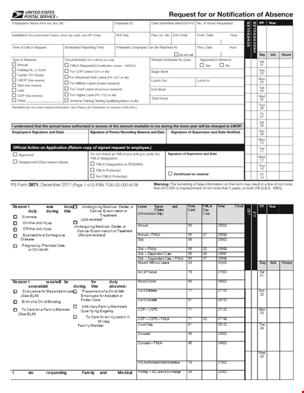 download da form for leave | easy to fill in pdf format template