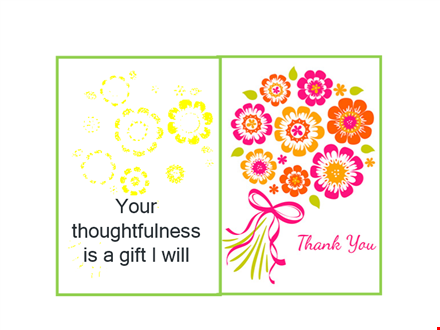 thank you card template - download printable thank you templates template