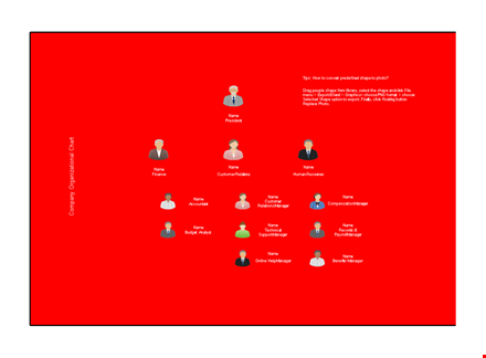 organizational chart template | free download, create and edit template