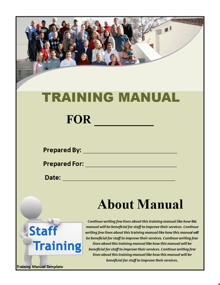 training manual template - easy-to-use and effective guide for training template