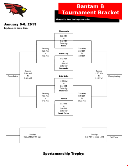 free tournament bracket template - easy-to-use | saturday & sunday template