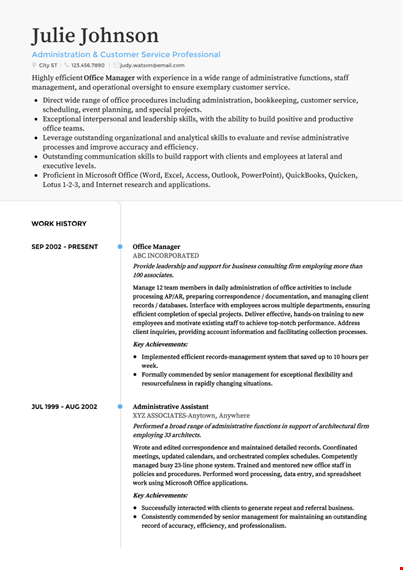 professional customer service resume template - boost your career success template