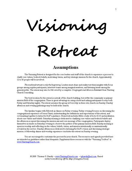 church retreat agenda template template