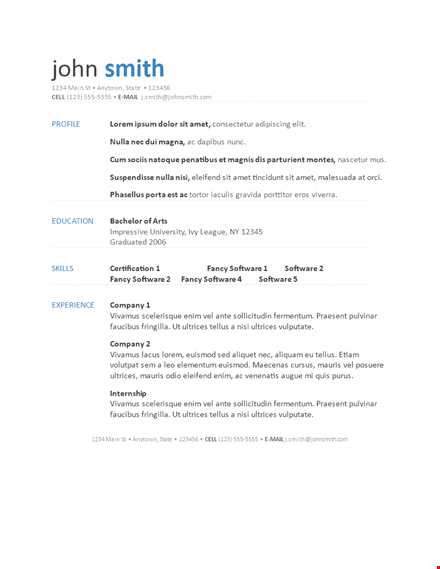 professional curriculum vitae template | customize in minutes template