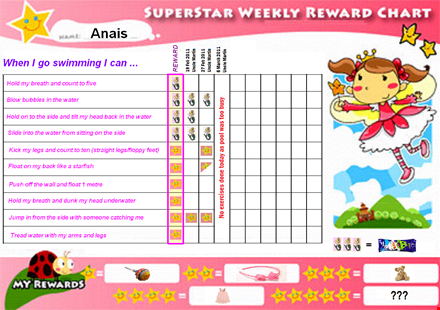 get organized with our printable reward chart - perfect for kids template