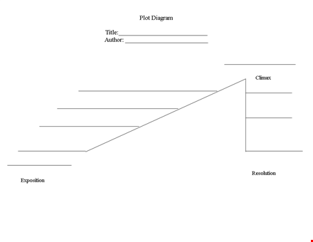 free plot diagram template - plot your story like a pro template