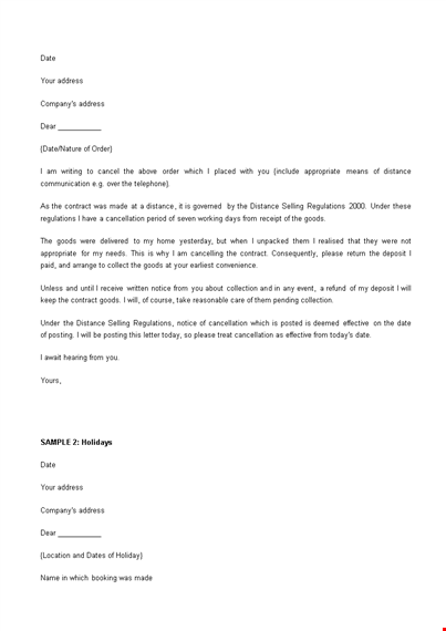 formal complaint letter to contractor template