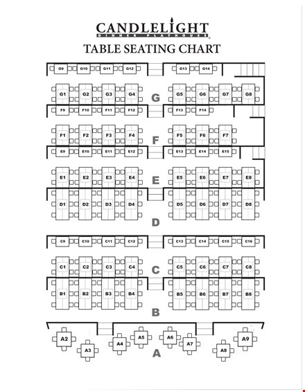 table seating chart template template