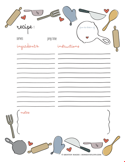 create your own cookbook with our cookbook template - easy to use and customize template