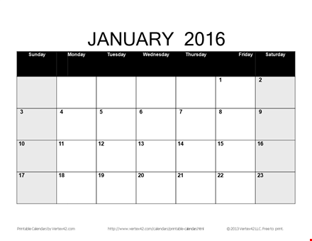 printable blank calendar template template